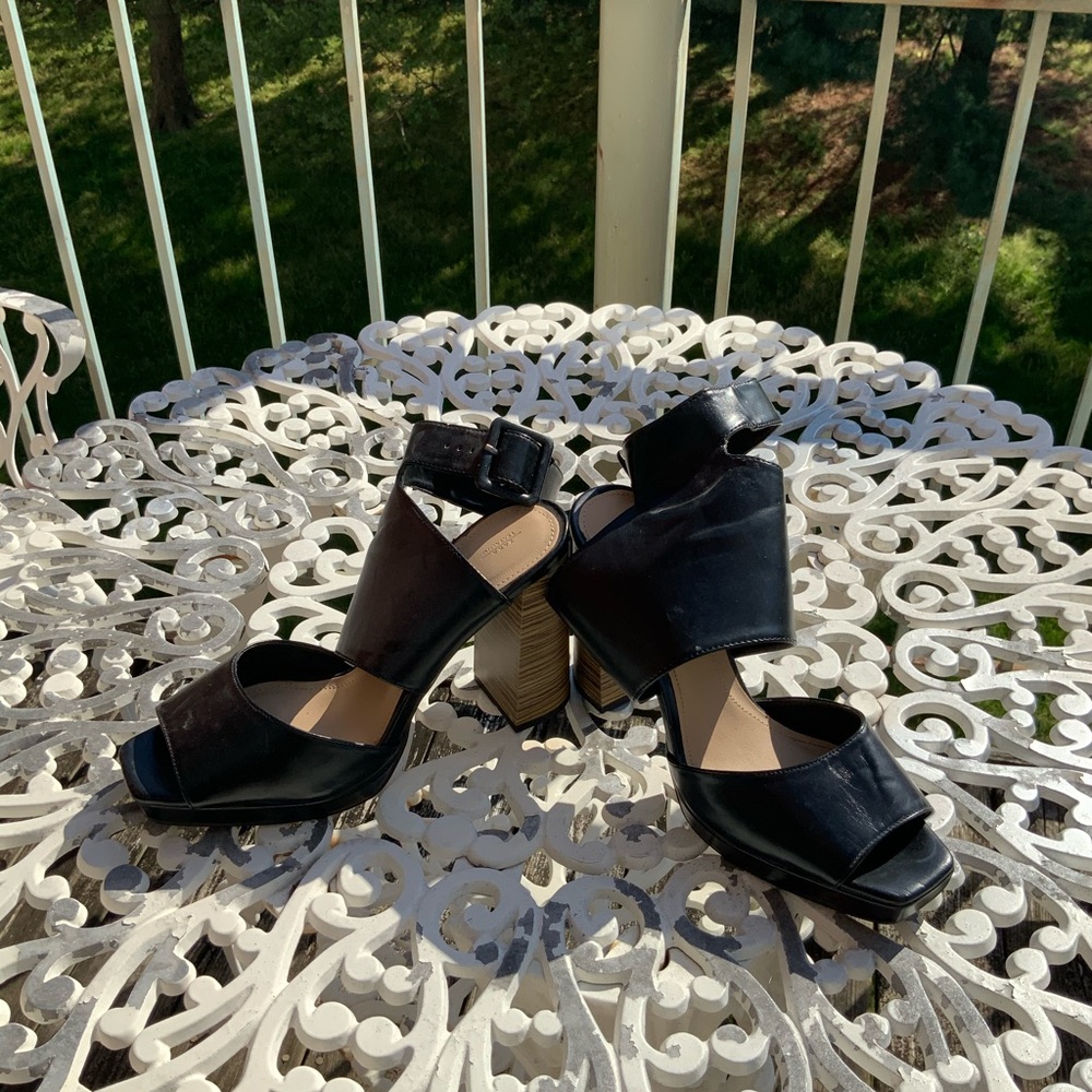 Gently worn block heels